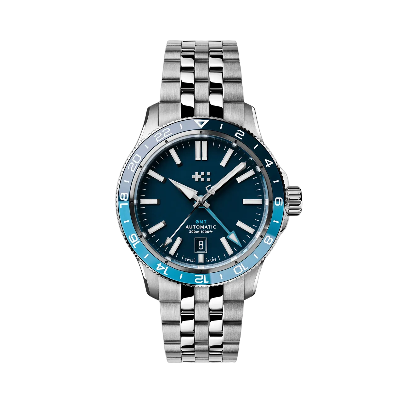 Christopher Ward C60 Trident GMT 300 Otomatik Mavi C6040AGM31S0BB0B1