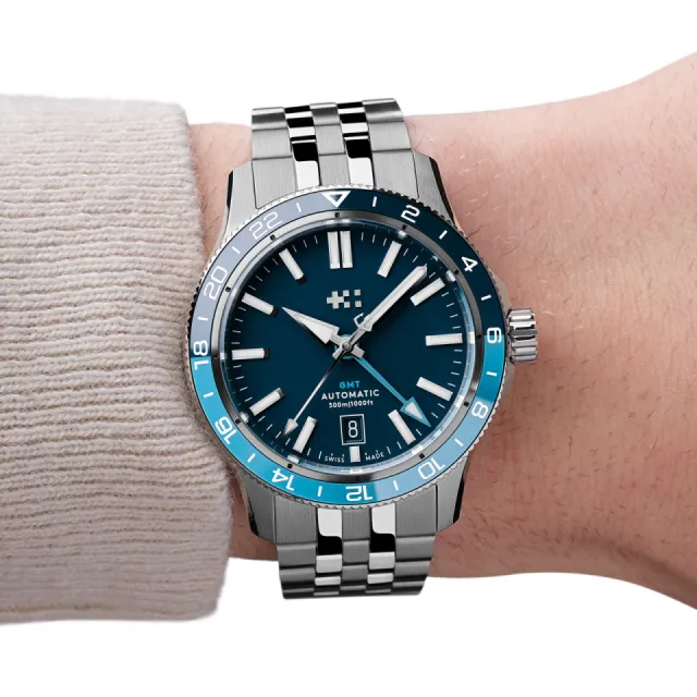 Christopher Ward C60 Trident GMT 300 Otomatik Mavi C6040AGM31S0BB0B1 Görsel 2