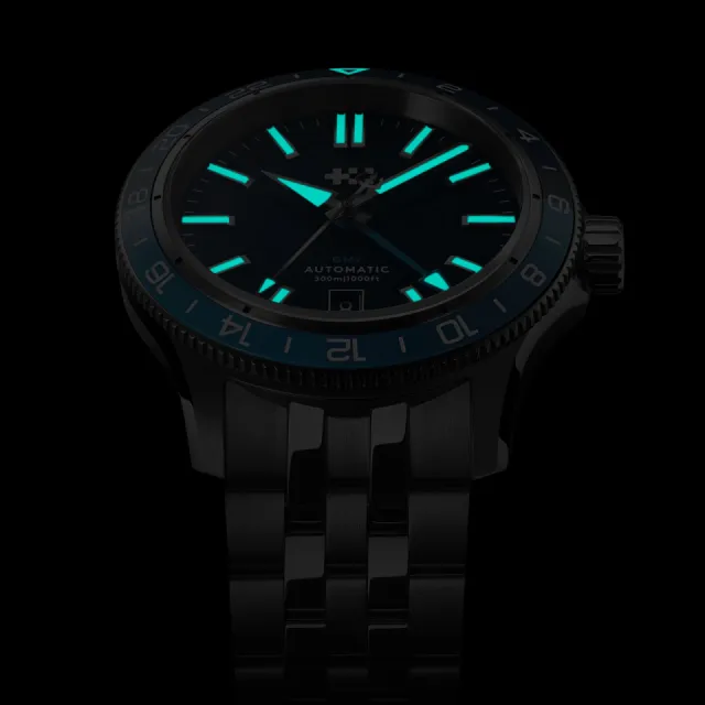 Christopher Ward C60 Trident GMT 300 Otomatik Mavi C6040AGM31S0BB0B1 Görsel 7