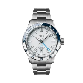 Christopher Ward C60 Trident GMT 300 Otomatik Beyaz C6040AGM31S0BW0B0