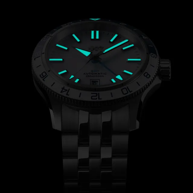 Christopher Ward C60 Trident GMT 300 Otomatik Beyaz C6040AGM31S0BW0B1 Görsel 7