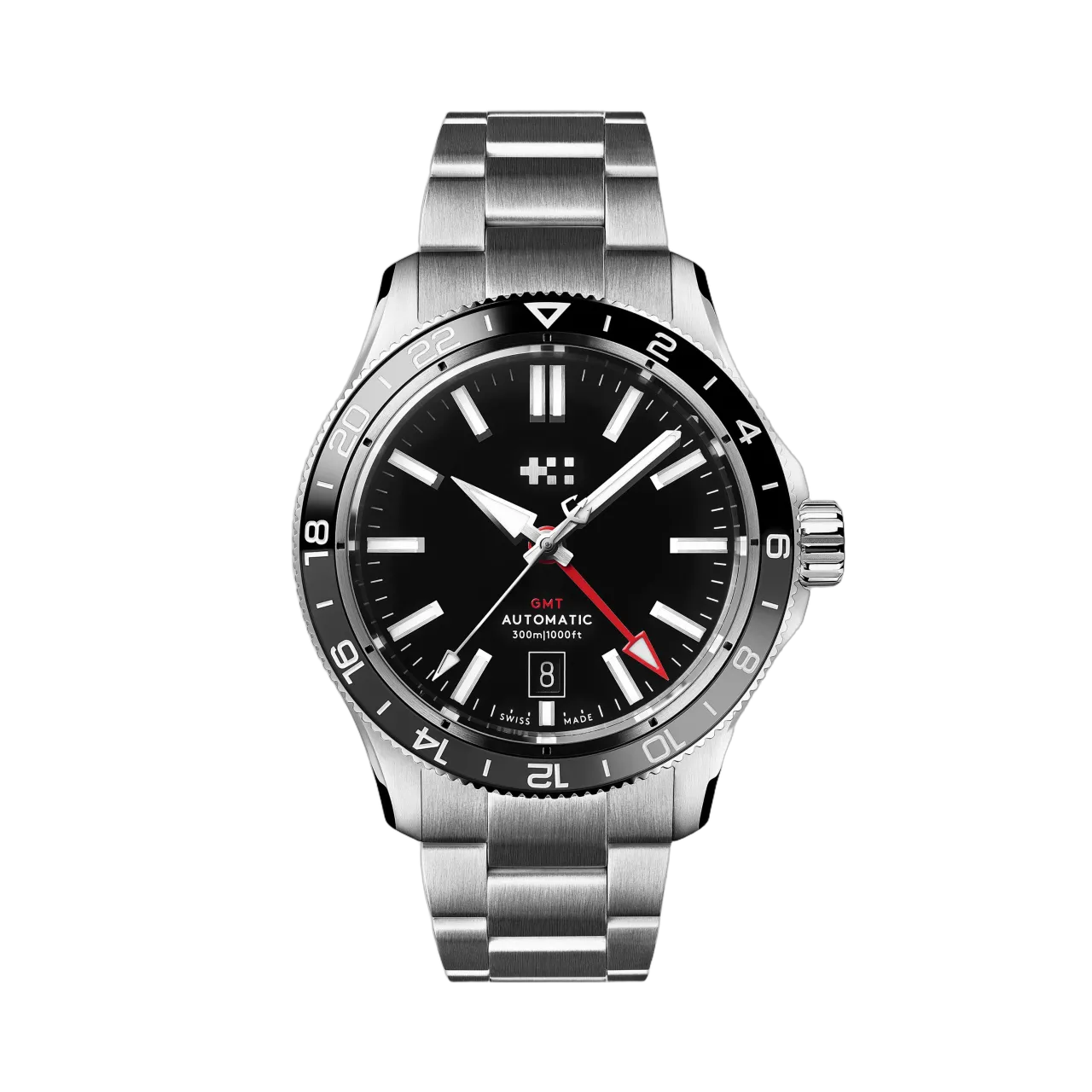 Christopher Ward C60 Trident GMT 300 Otomatik Siyah C6040AGM31S0KK0B0