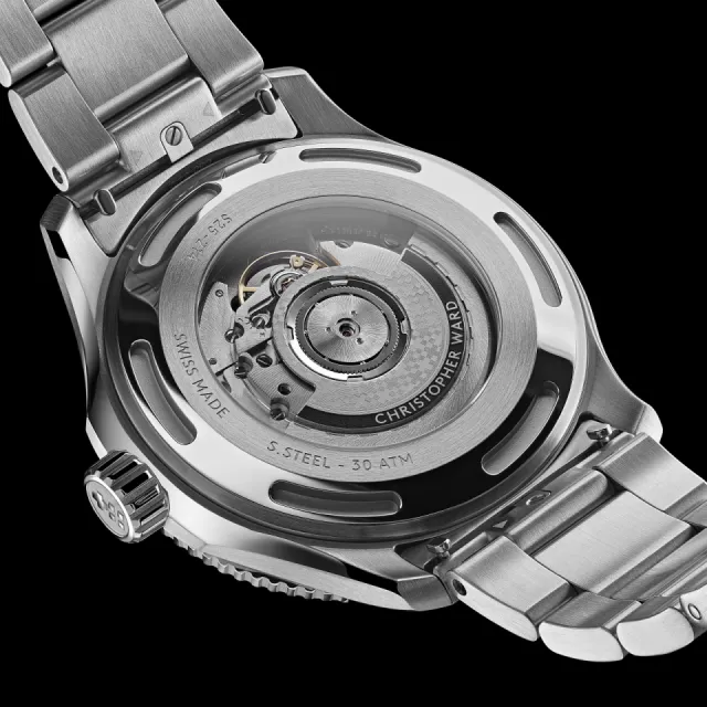 Christopher Ward C60 Trident GMT 300 Otomatik Siyah C6040AGM31S0KK0B0 Görsel 7