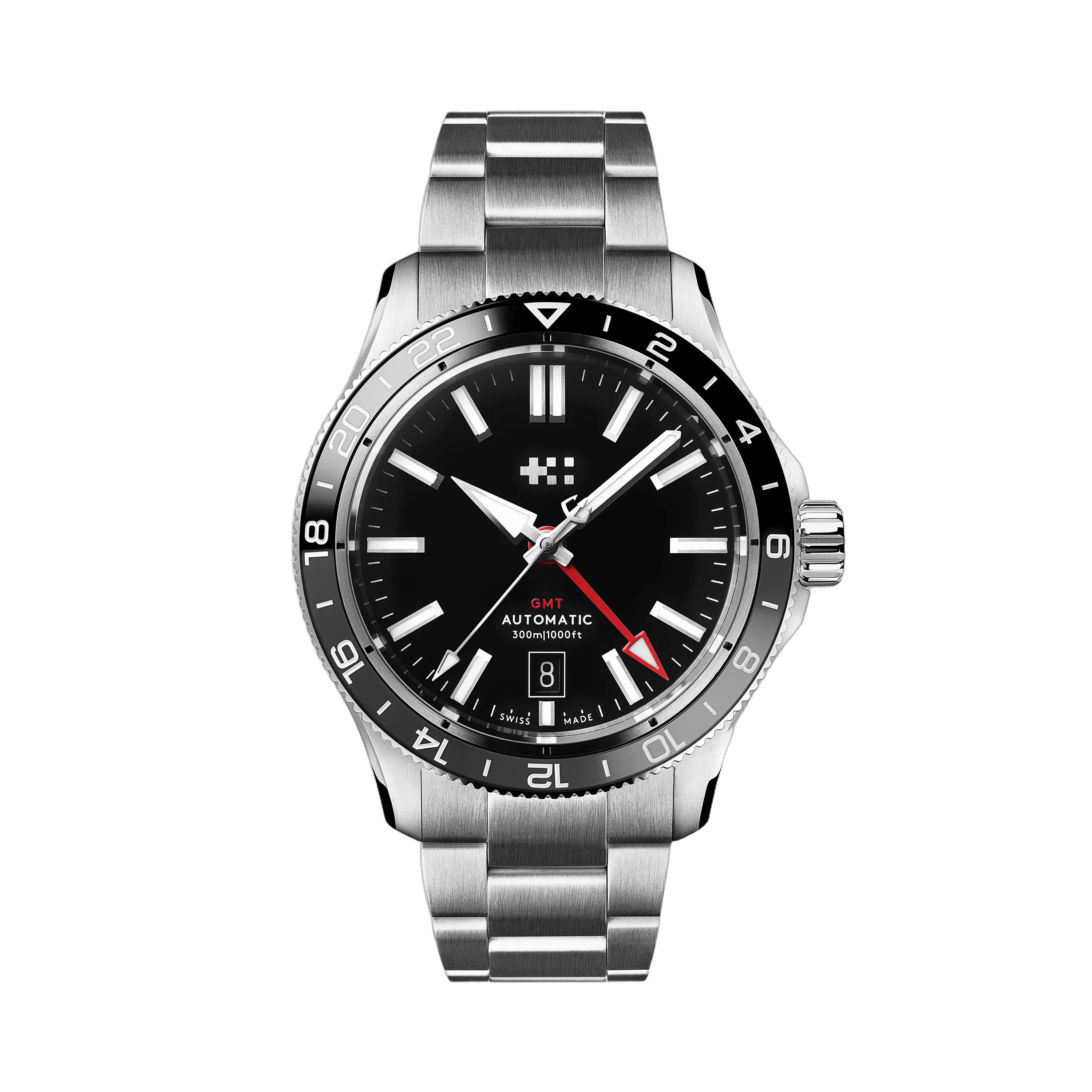 Christopher Ward C60 Trident GMT 300 Otomatik Siyah