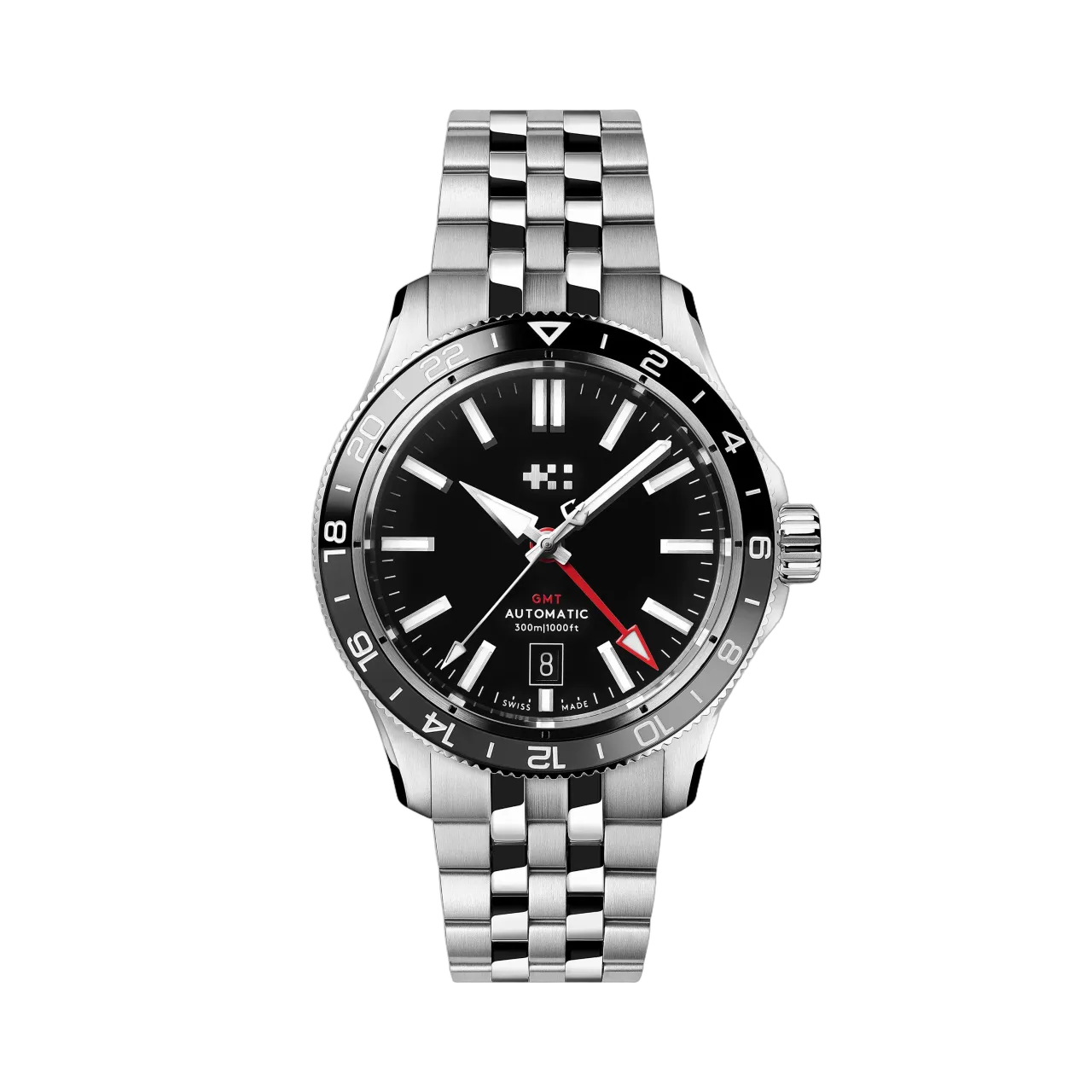 Christopher Ward C60 Trident GMT 300 Otomatik Siyah C6040AGM31S0KK0B1