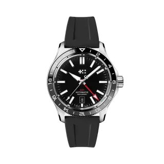 Christopher Ward C60 Trident GMT 300 Otomatik Siyah C6040AGM31S0KK0RK