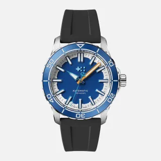 Christopher Ward C60 Trident Reef Otomatik Helio Blue C6041A3H31S0BB0RK