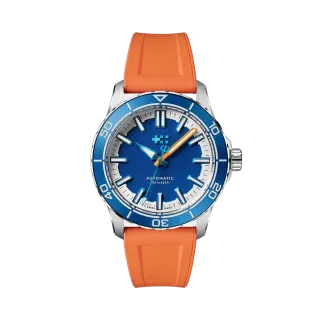 Christopher Ward C60 Trident Reef Otomatik Helio Blue C6041A3H31S0BB0RO