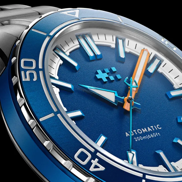 Christopher Ward C60 Trident Reef Otomatik Helio Blue C6041A3H31S0BB0RO Görsel 3