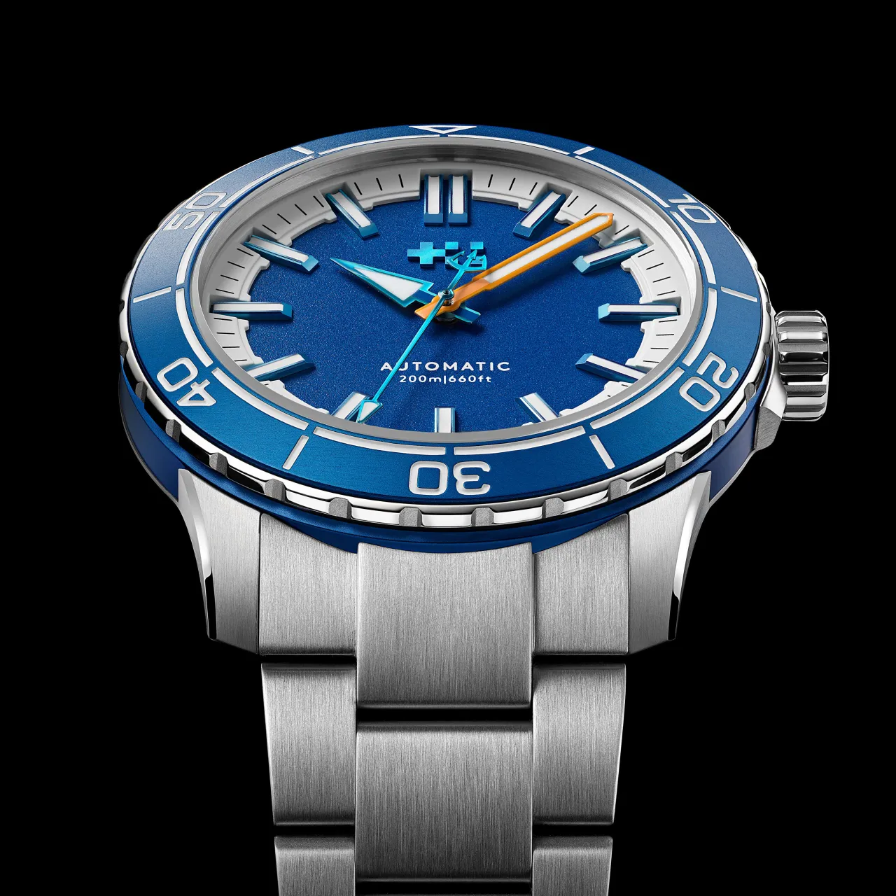Christopher Ward C60 Trident Reef Otomatik Helio Blue C6041A3H31S0BB0RV detay görseli 4