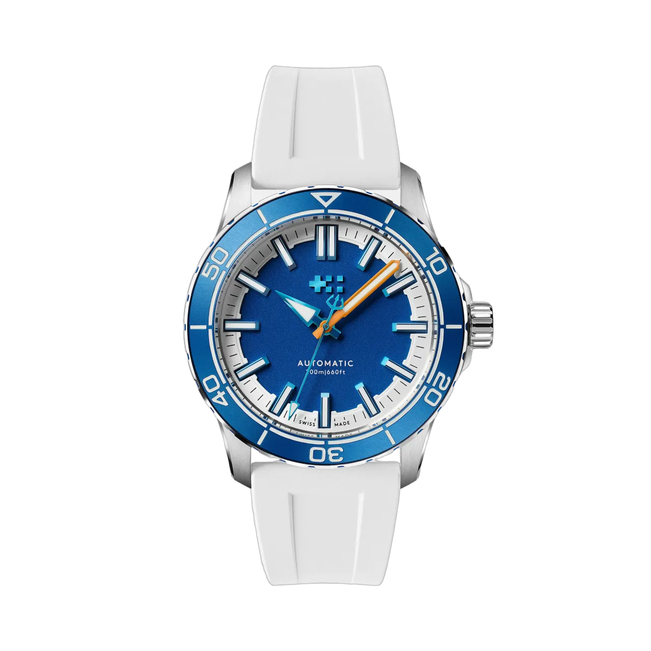 Christopher Ward C60 Trident Reef Otomatik Helio Blue C6041A3H31S0BB0RW