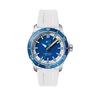 Christopher Ward C60 Trident Reef Otomatik Helio Blue C6041A3H31S0BB0RW