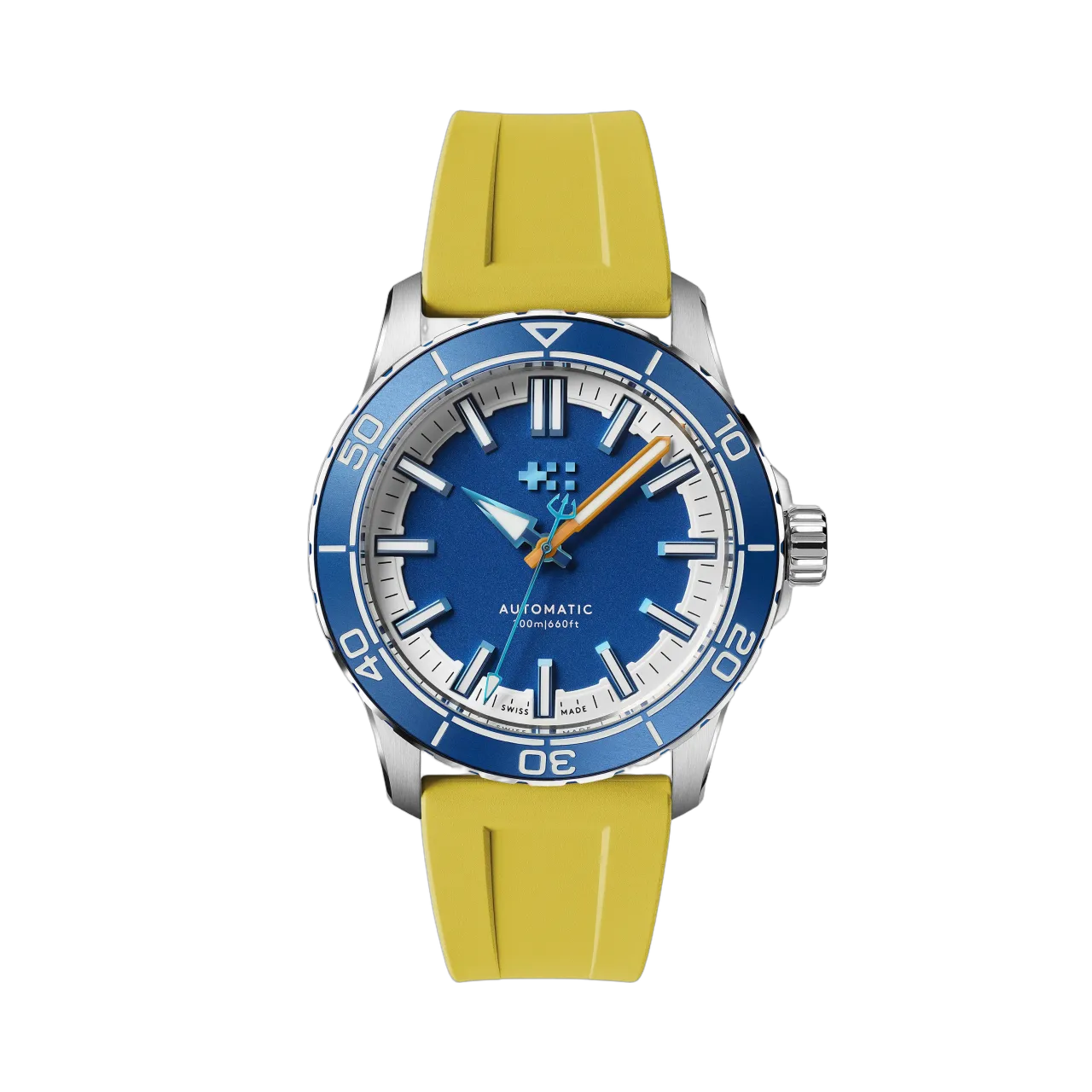 Christopher Ward C60 Trident Reef Otomatik Helio Blue C6041A3H31S0BB0RY