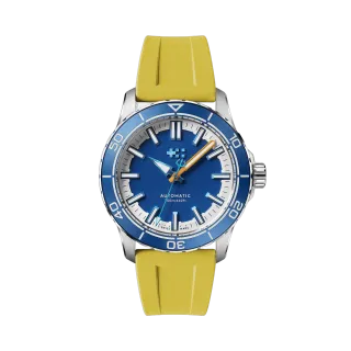 Christopher Ward C60 Trident Reef Otomatik Helio Blue C6041A3H31S0BB0RY