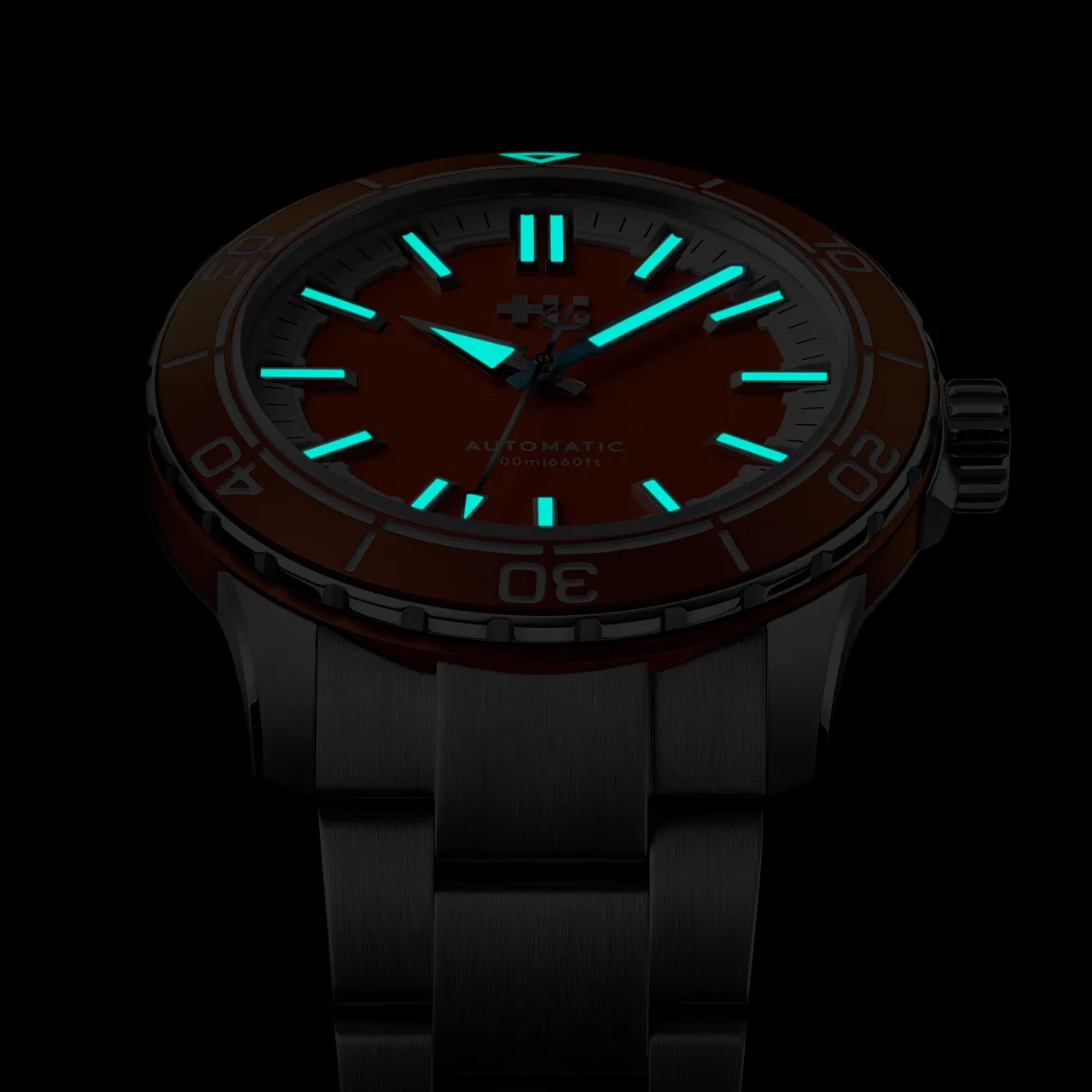 Christopher Ward C60 Trident Reef Otomatik Tuba Orange C6041A3H31S0OO0RK detay görseli 5