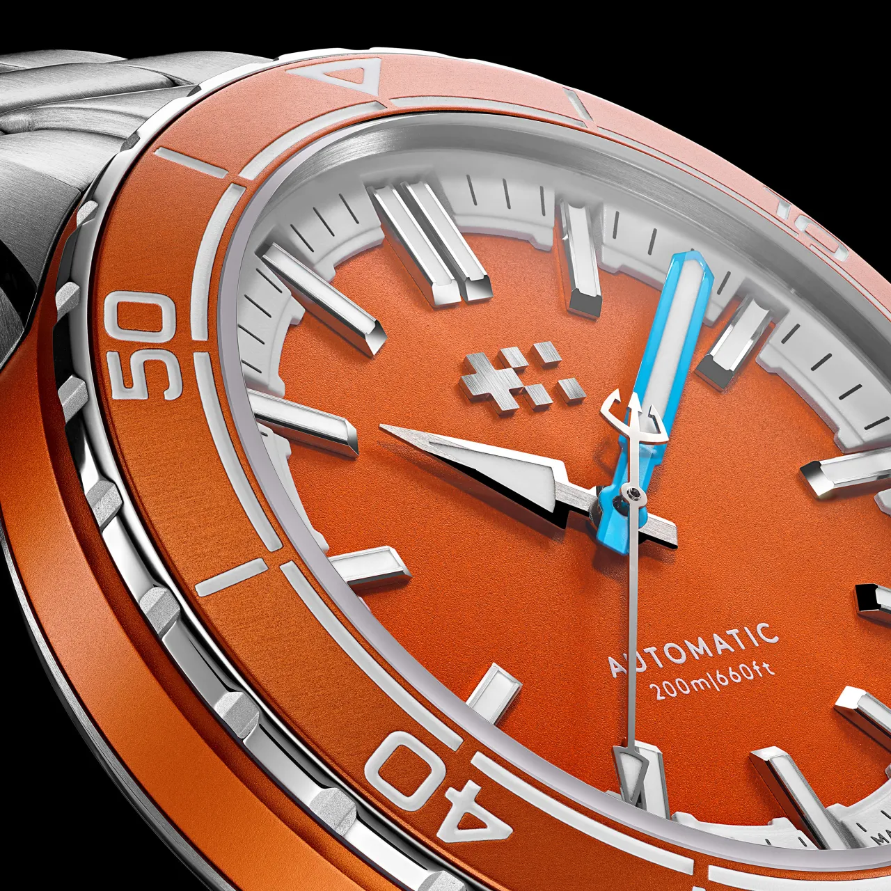 Christopher Ward C60 Trident Reef Otomatik Tuba Orange C6041A3H31S0OO0RV detay görseli 2