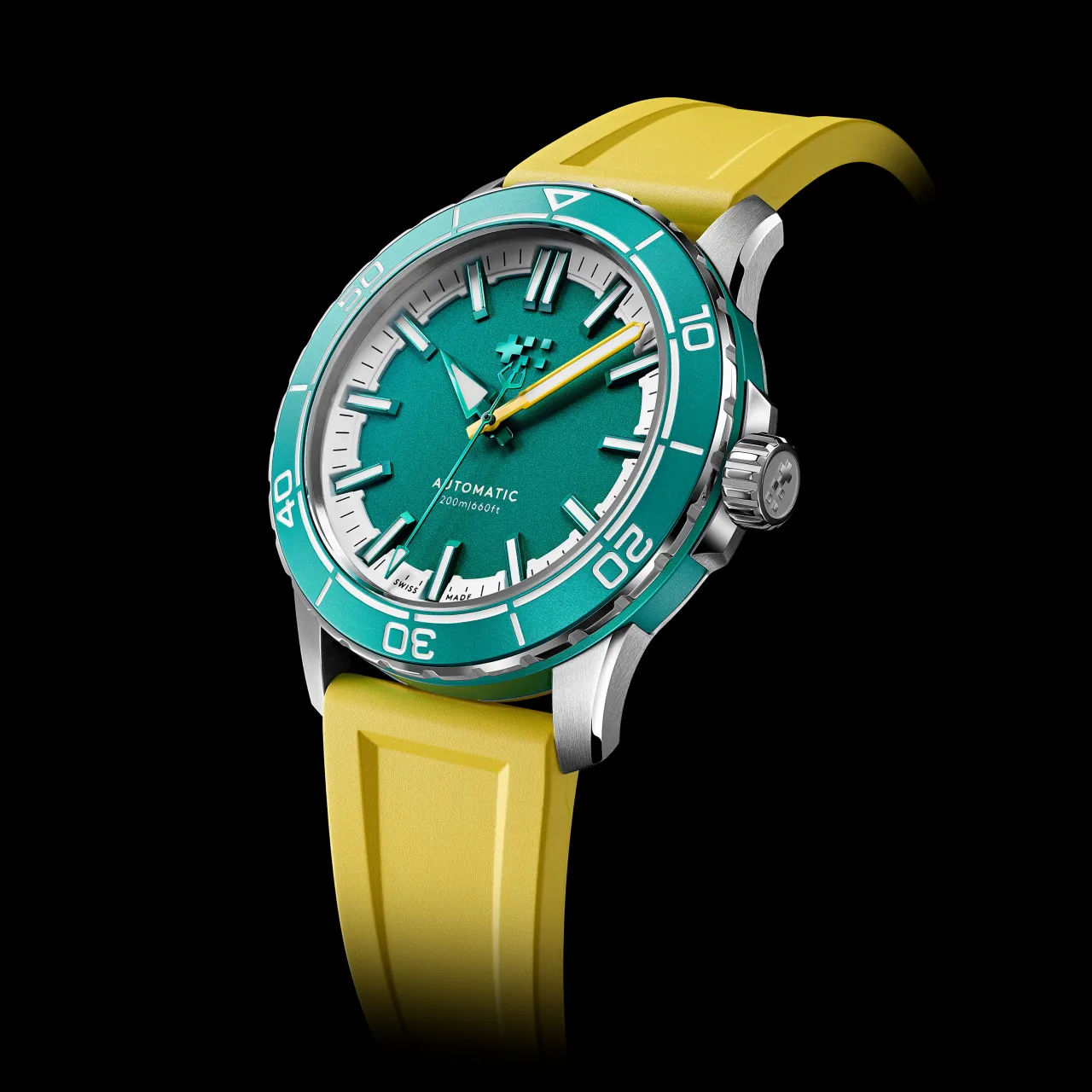 Christopher Ward C60 Trident Reef Otomatik Chalice Green C6041A3H31S0VV0RV detay görseli 3