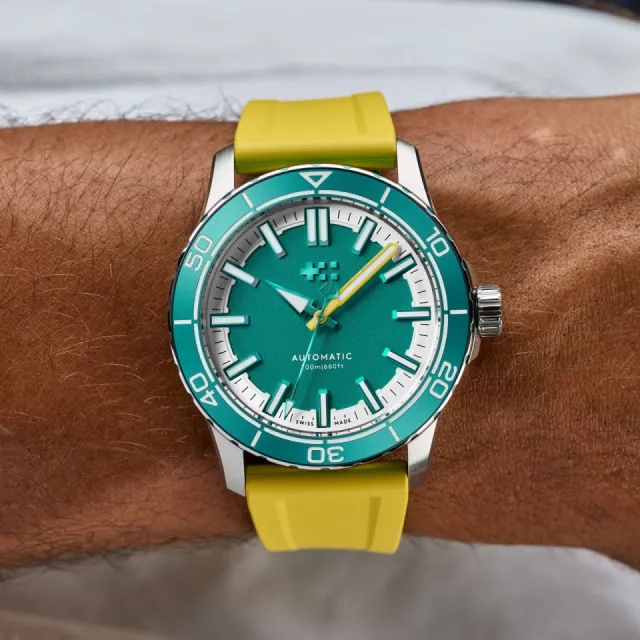 Christopher Ward C60 Trident Reef Otomatik Chalice Green C6041A3H31S0VV0RY Görsel 2