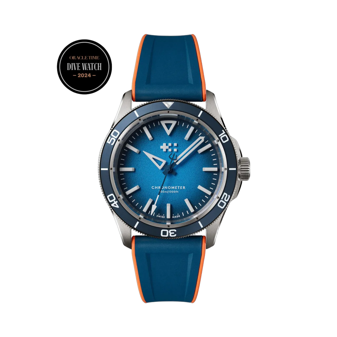 Christopher Ward C60 Trident Lumière Otomatik Mavi C6041C3H31T0BB0RBO