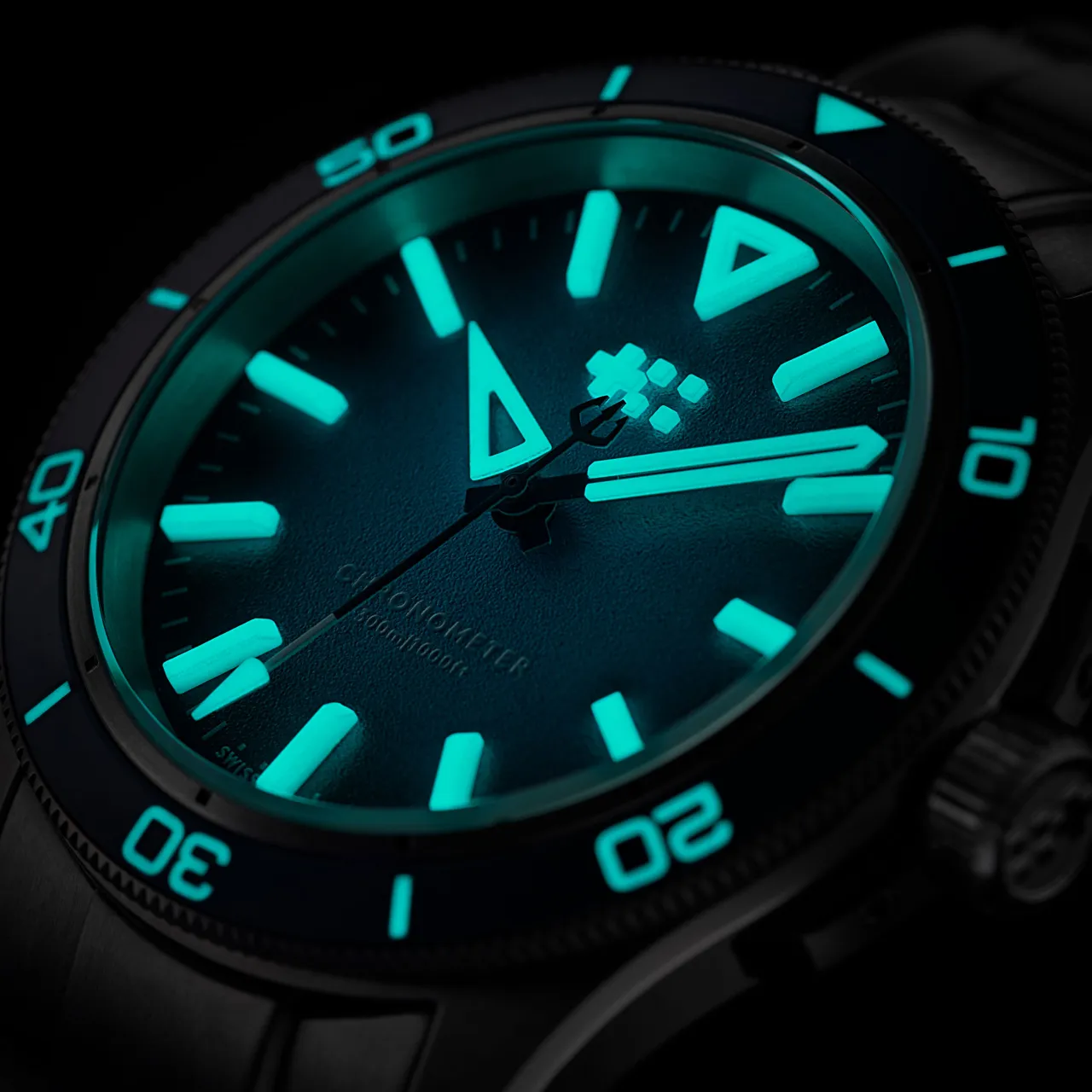 Christopher Ward C60 Trident Lumière Otomatik Black C6041C3H31T0KK0RO detay görseli 5