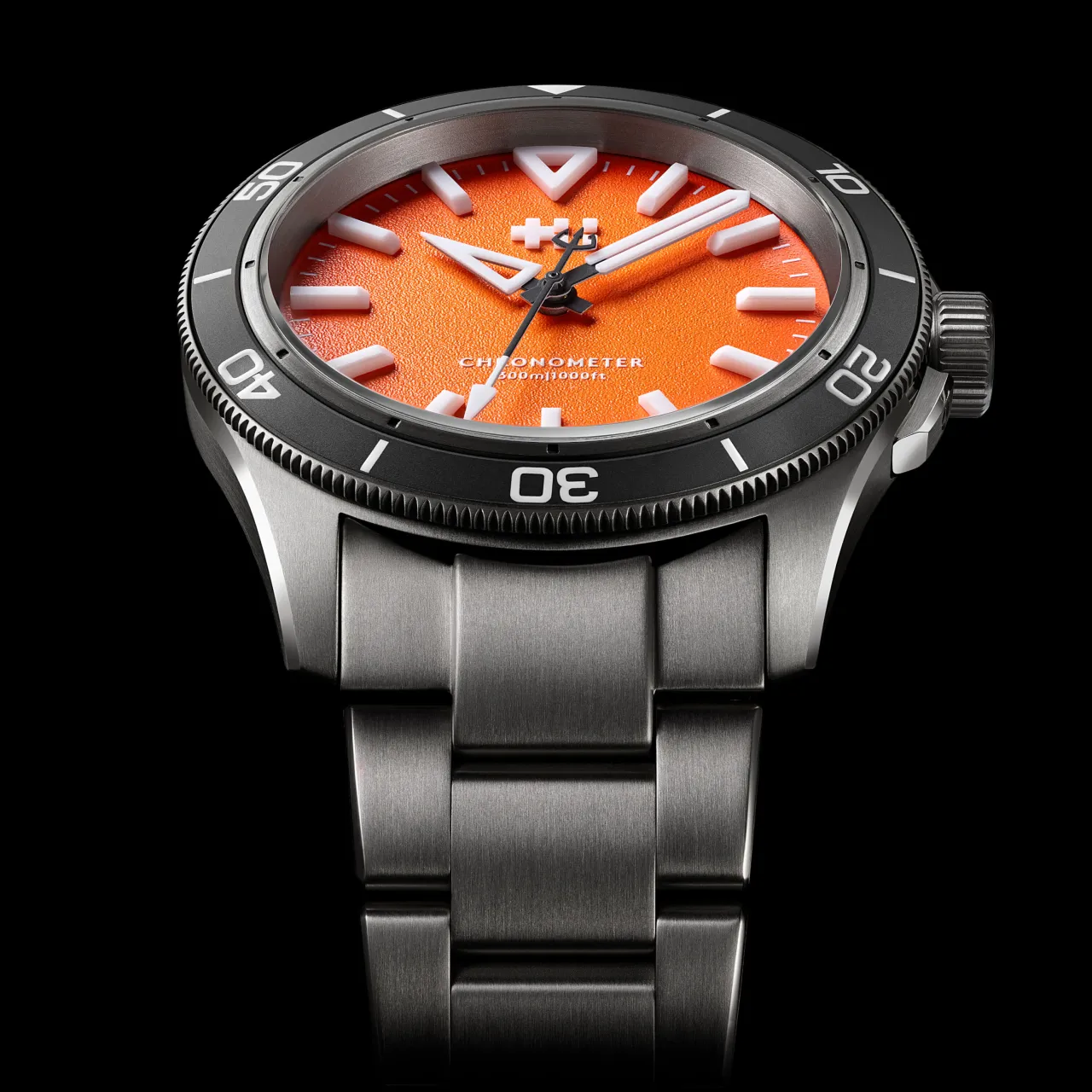 Christopher Ward C60 Trident Lumière Otomatik Orange C6041C3H31T0KO0RO detay görseli 4
