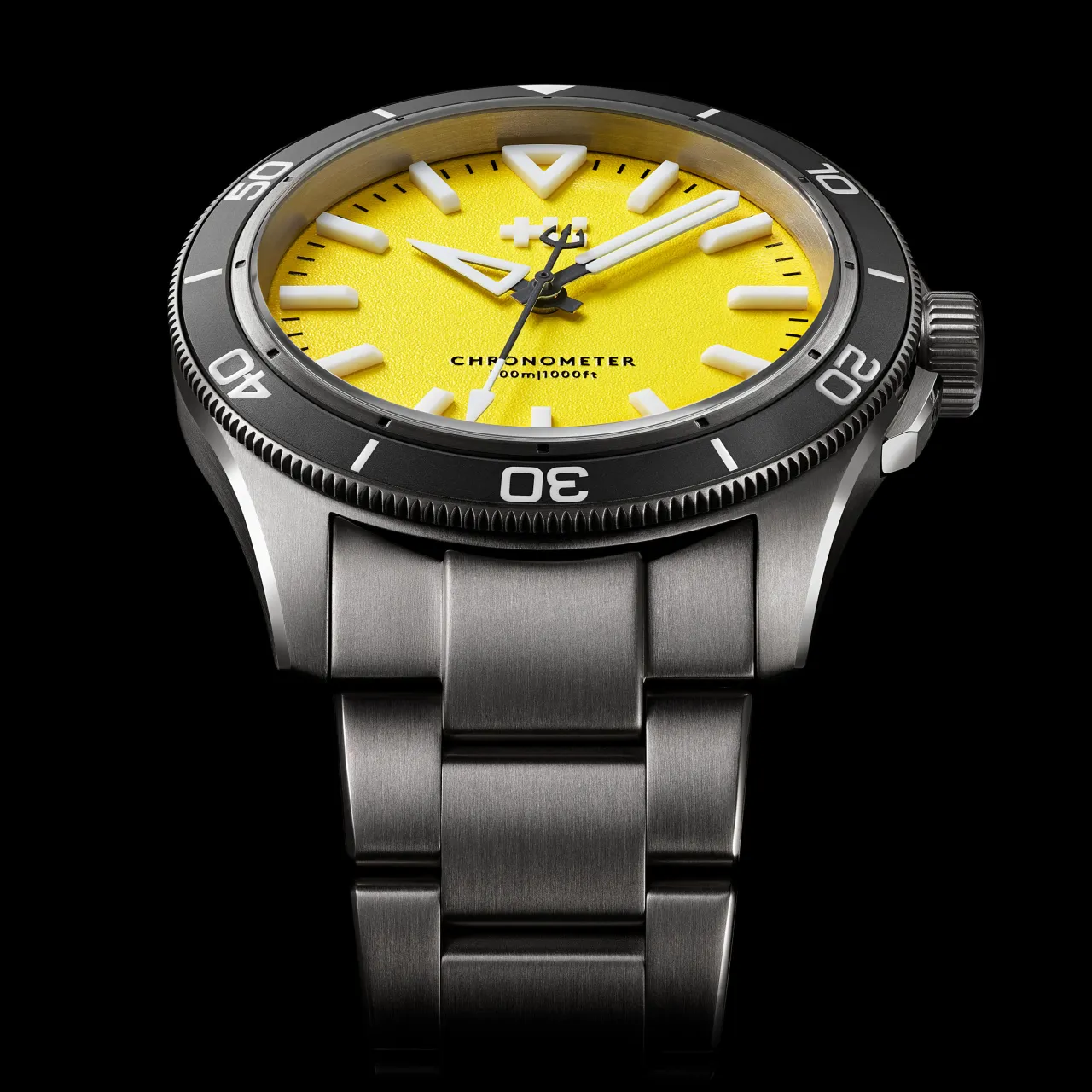 Christopher Ward C60 Trident Lumière Limited Edition Yellow C6041C3H31T0KY0B0 detay görseli 4