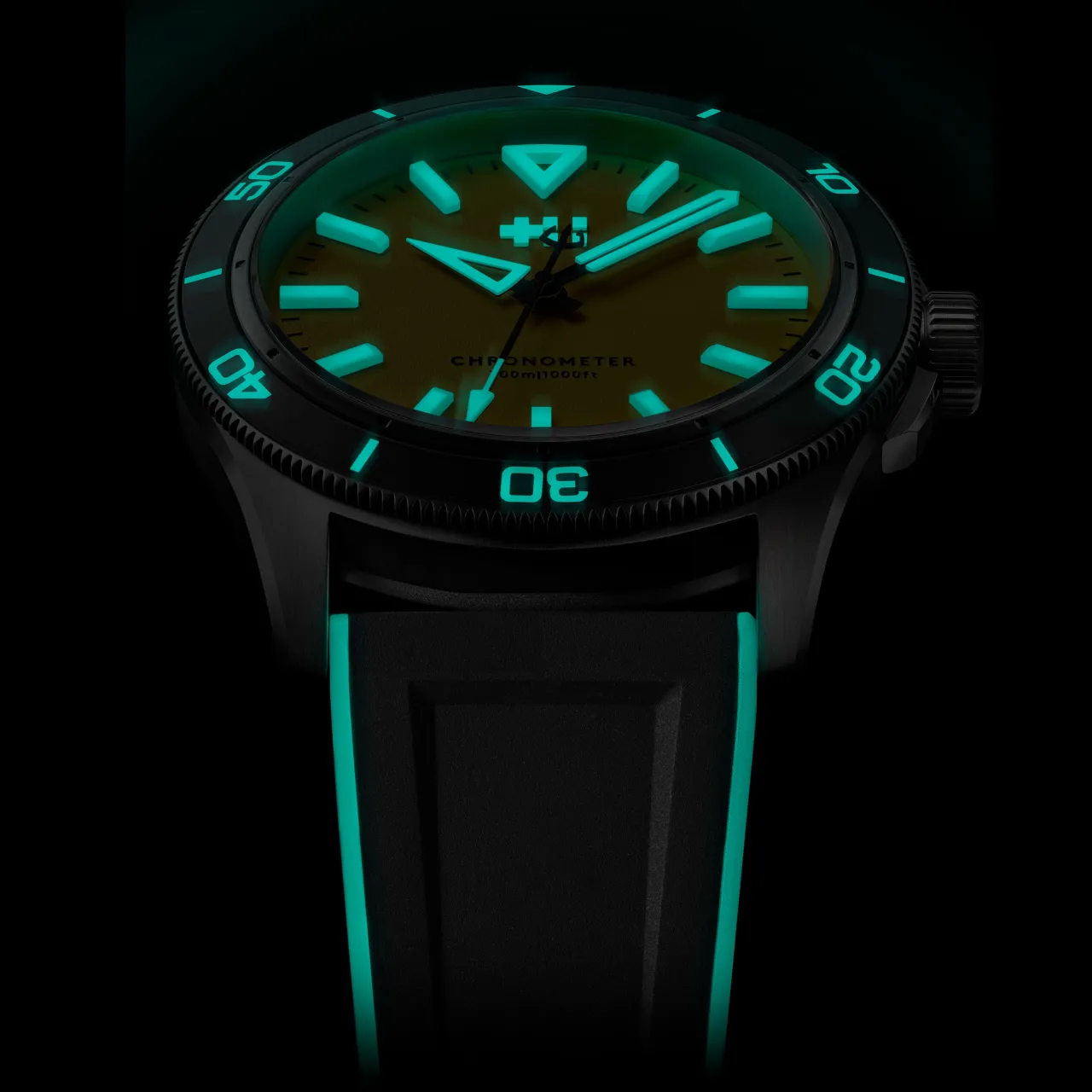 Christopher Ward C60 Trident Lumière Limited Edition Yellow C6041C3H31T0KY0B0 detay görseli 5