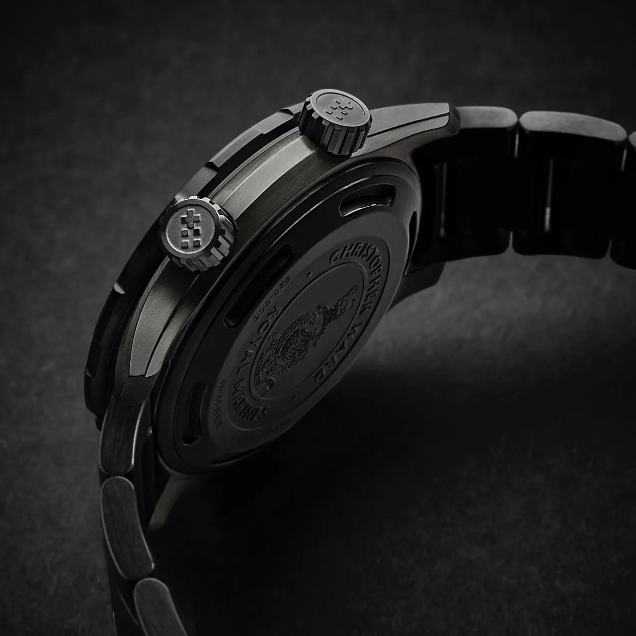 Christopher Ward C60 Lympstone Otomatik Carbon Black C6042A3H1SGKK0BG detay görseli 4