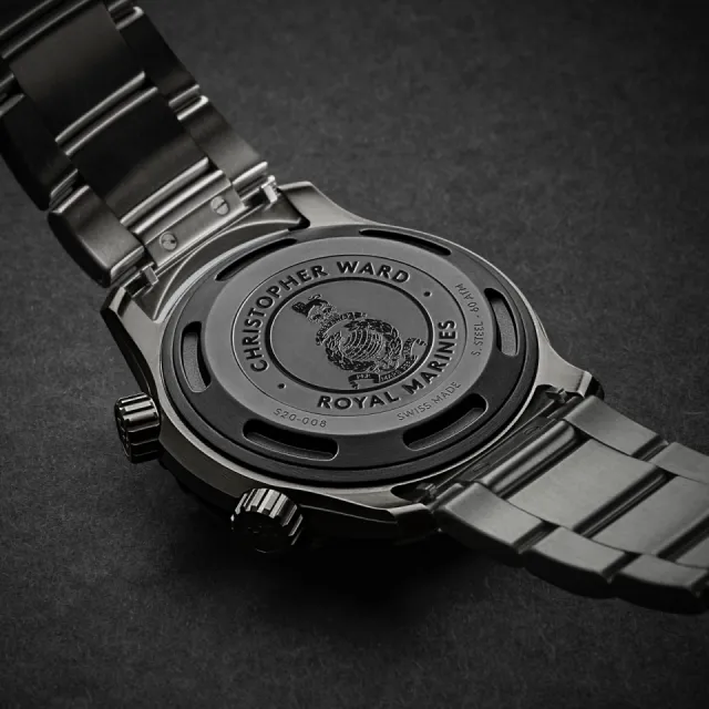 Christopher Ward C60 Lympstone Otomatik Carbon Black C6042A3H1SGKK0BG Görsel 7