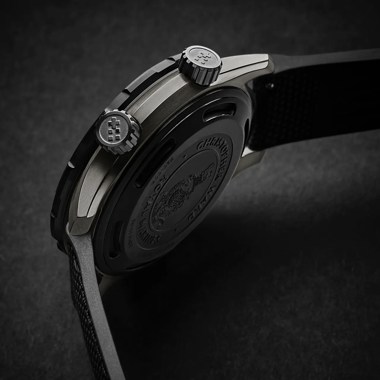 Christopher Ward C60 Lympstone Otomatik Carbon Black C6042A3H1SGKK0HK detay görseli 4