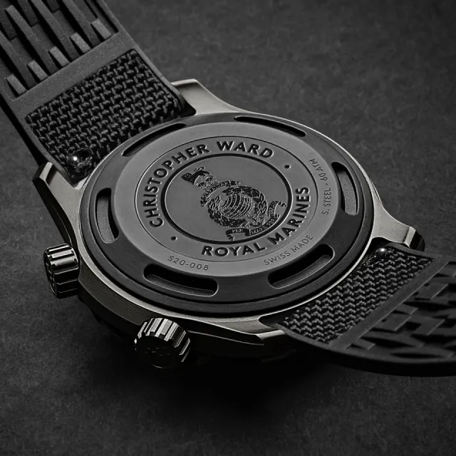Christopher Ward C60 Lympstone Otomatik Carbon Black C6042A3H1SGKK0HK Görsel 7