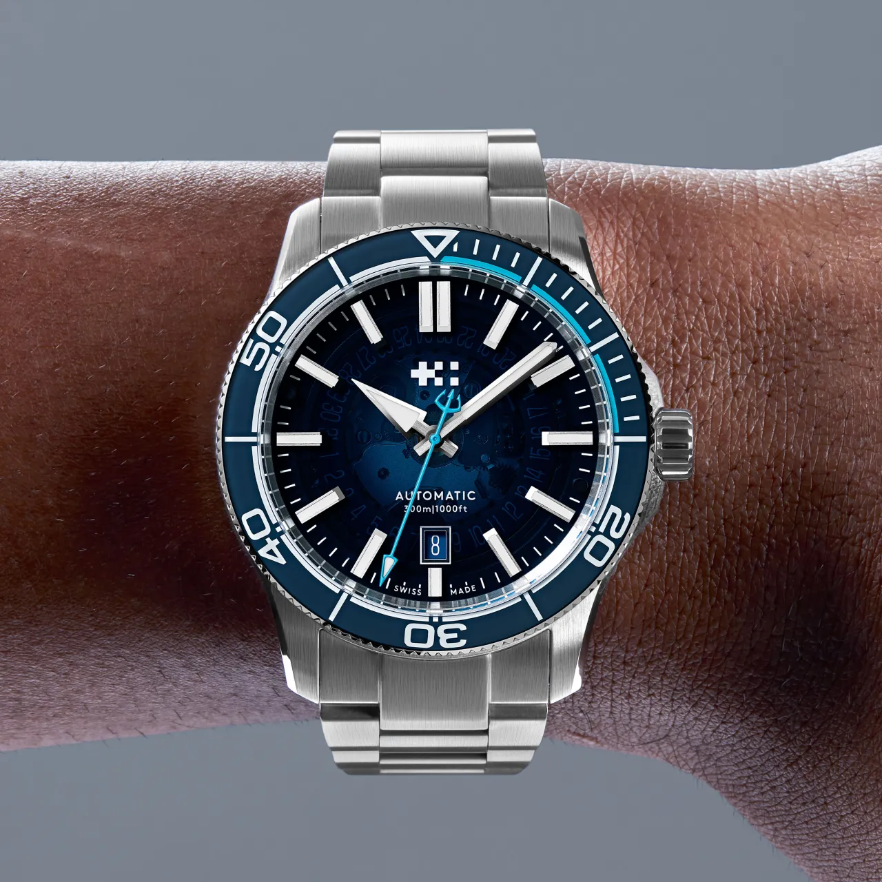Christopher Ward C60 Sapphire Edge Otomatik Mavi C6042ADA31S0BB3B0 detay görseli 3