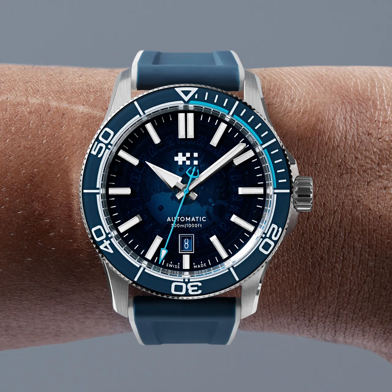 Christopher Ward C60 Sapphire Edge Otomatik Mavi C6042ADA31S0BB3RBW detay görseli 3