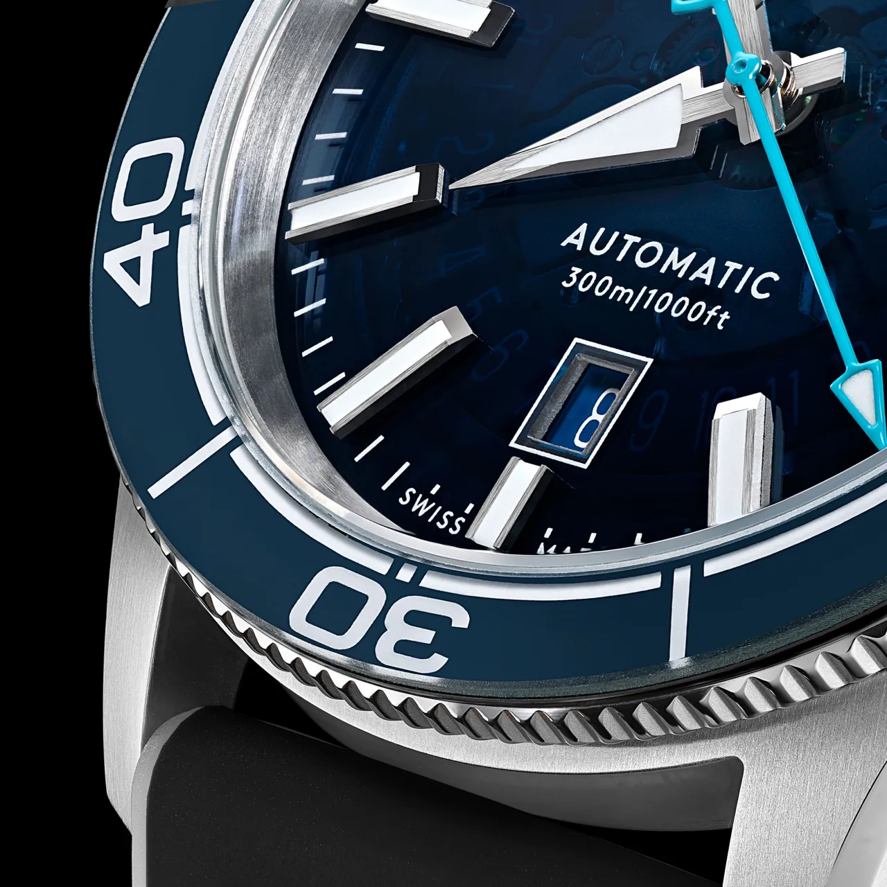 Christopher Ward C60 Sapphire Edge Otomatik Mavi C6042ADA31S0BB3RKW detay görseli 1