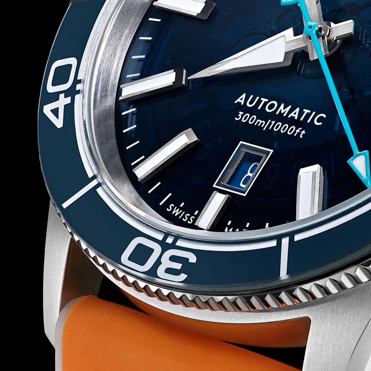 Christopher Ward C60 Sapphire Edge Otomatik Mavi C6042ADA31S0BB3ROW detay görseli 1