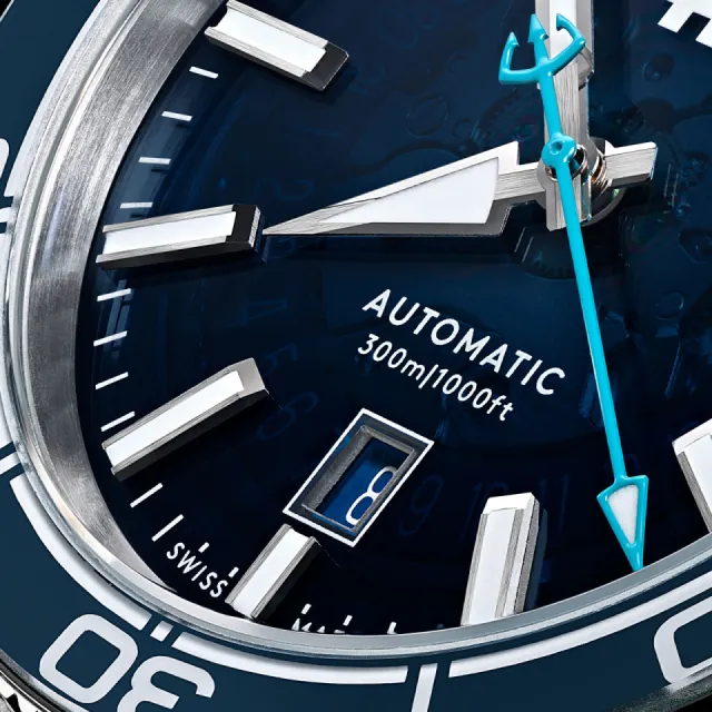 Christopher Ward C60 Sapphire Edge Otomatik Mavi C6042ADA31S0BB3ROW Görsel 7