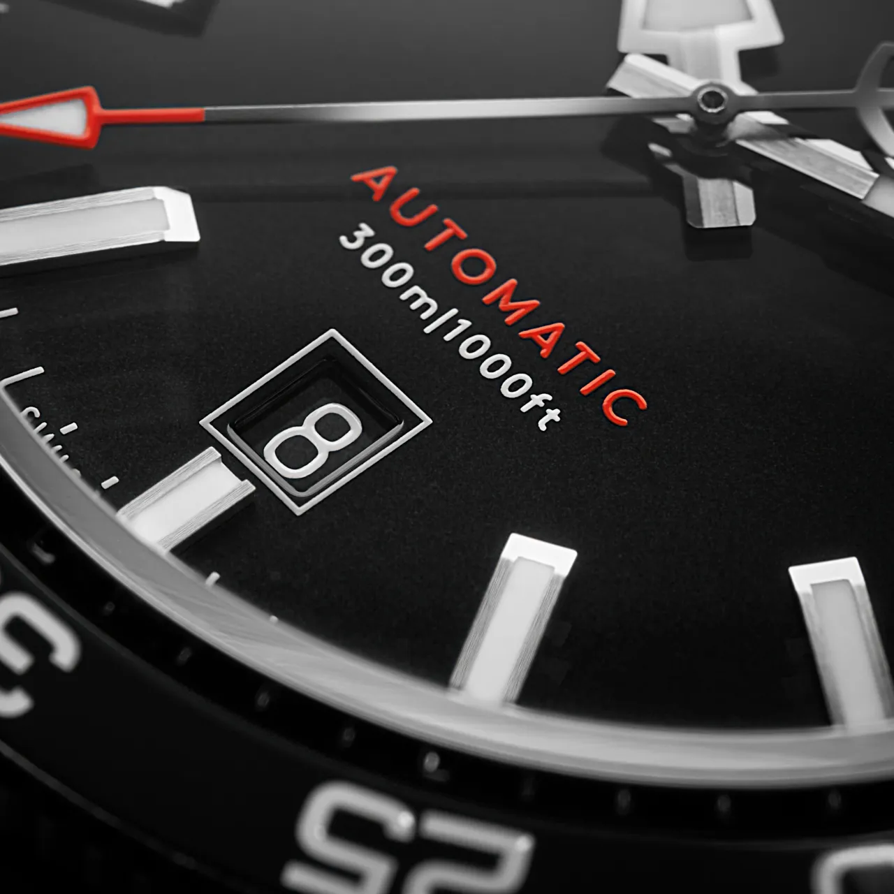 Christopher Ward C60 Trident Pro 300 Otomatik Siyah C6042ADA31S0KK1RK detay görseli 3