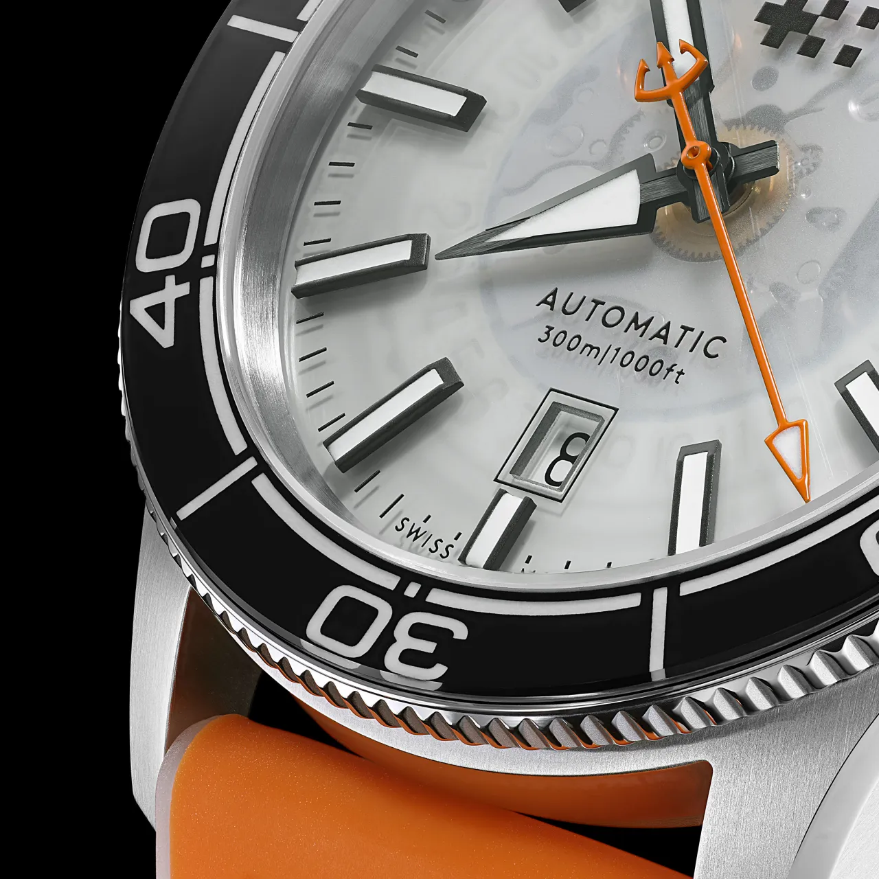 Christopher Ward C60 Sapphire Edge Otomatik Beyaz C6042ADA31S0KW3ROW detay görseli 1