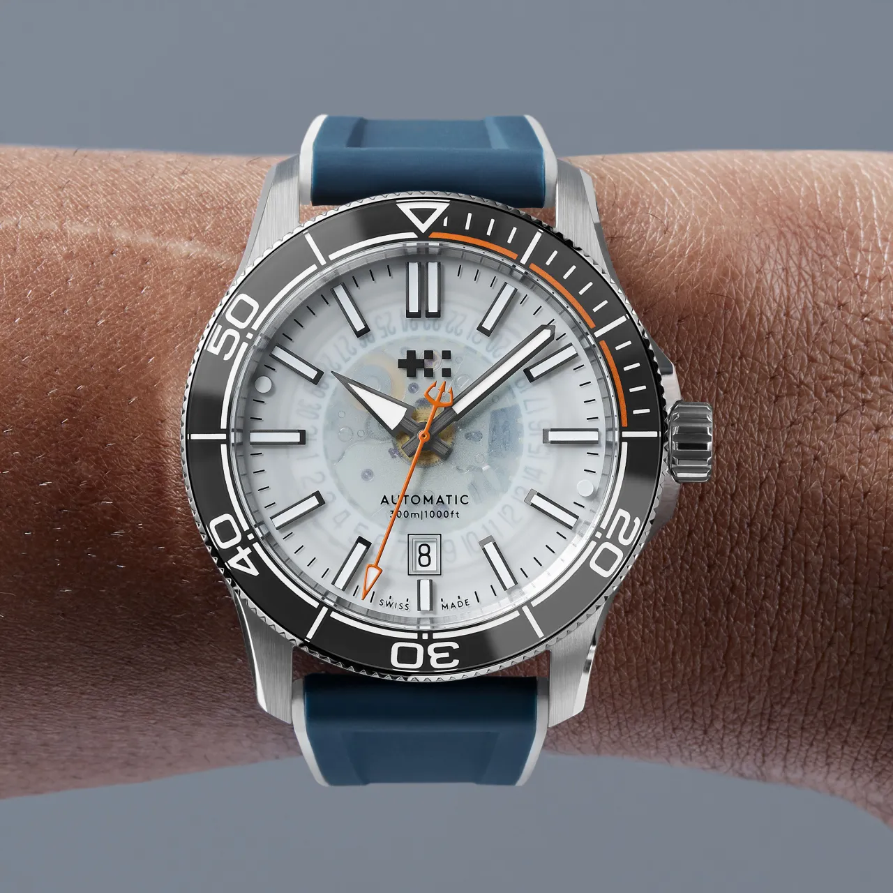 Christopher Ward C60 Sapphire Edge Otomatik Beyaz C6042ADA31S0RBW detay görseli 3