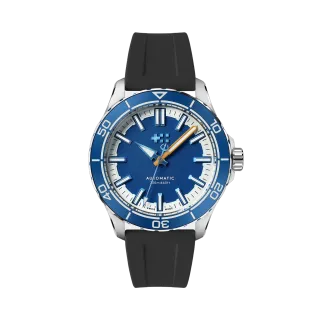 Christopher Ward C60 Trident Reef Otomatik Helio Blue C6044A3H31S0BB0RK