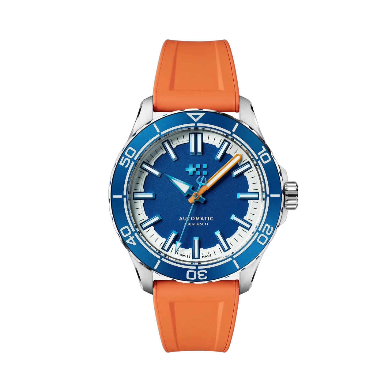 Christopher Ward C60 Trident Reef Otomatik Helio Blue C6044A3H31S0BB0RO
