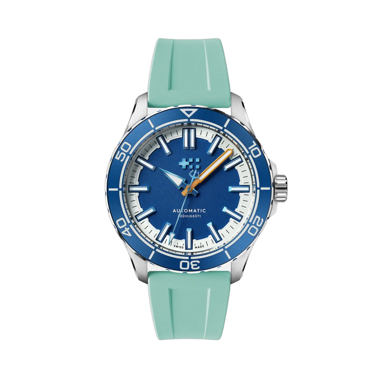 Christopher Ward C60 Trident Reef Otomatik Helio Blue C6044A3H31S0BB0RV