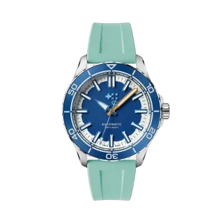 Christopher Ward C60 Trident Reef Otomatik Helio Blue C6044A3H31S0BB0RV