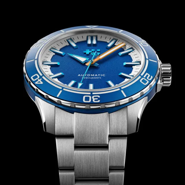 Christopher Ward C60 Trident Reef Otomatik Helio Blue C6044A3H31S0BB0RV Görsel 5