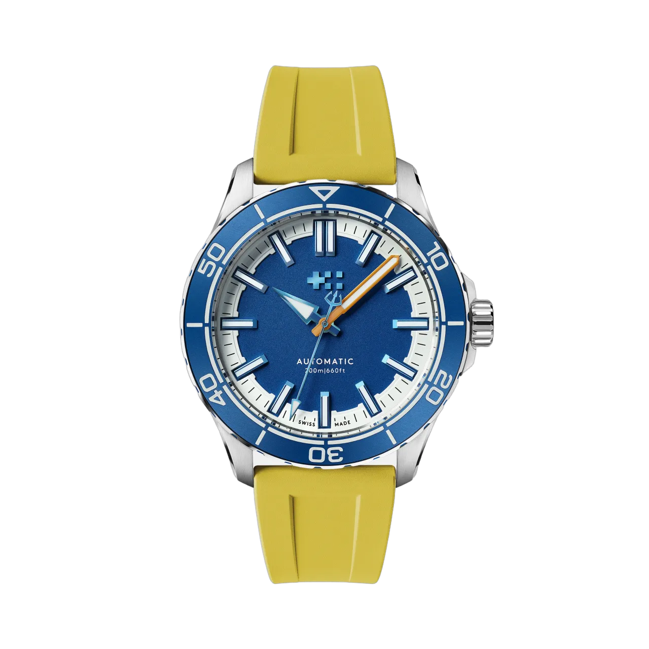 Christopher Ward C60 Trident Reef Otomatik Helio Blue C6044A3H31S0BB0RY