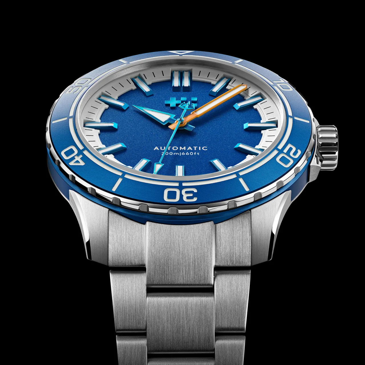 Christopher Ward C60 Trident Reef Otomatik Helio Blue C6044A3H31S0BB0RY detay görseli 4