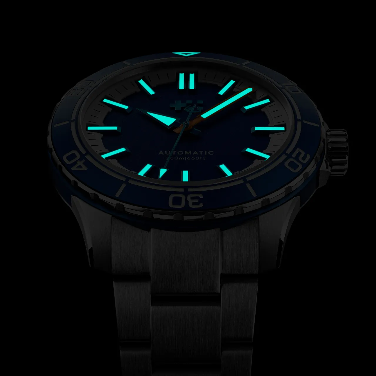 Christopher Ward C60 Trident Reef Otomatik Helio Blue C6044A3H31S0BB0RY detay görseli 5