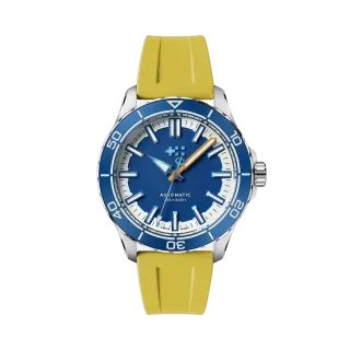 Christopher Ward C60 Trident Reef Otomatik Helio Blue C6044A3H31S0BB0RY