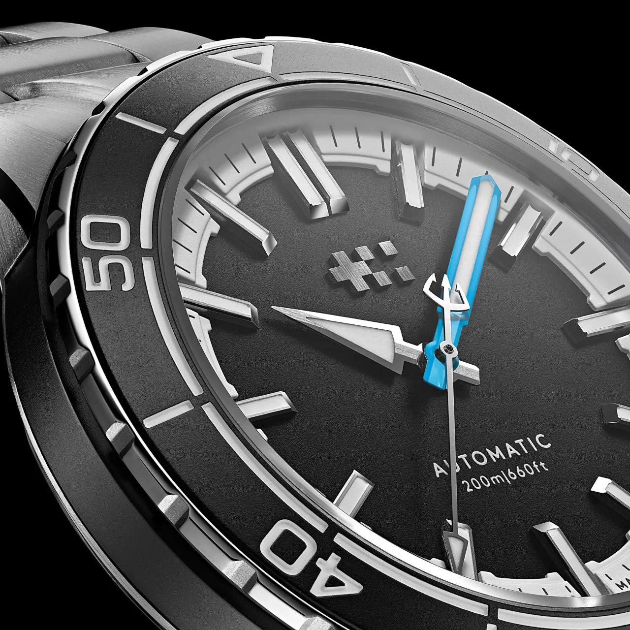Christopher Ward C60 Trident Reef Otomatik Galaxea Black C6044A3H31S0KK0RW detay görseli 2