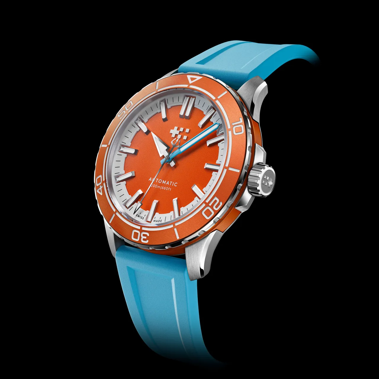 Christopher Ward C60 Trident Reef Otomatik Tuba Orange C6044A3H31S0OO0B0 detay görseli 3